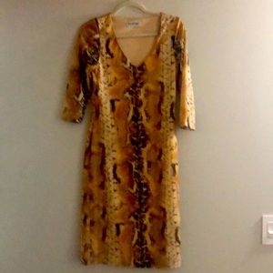 Holt Renfrew dress, cheetah print